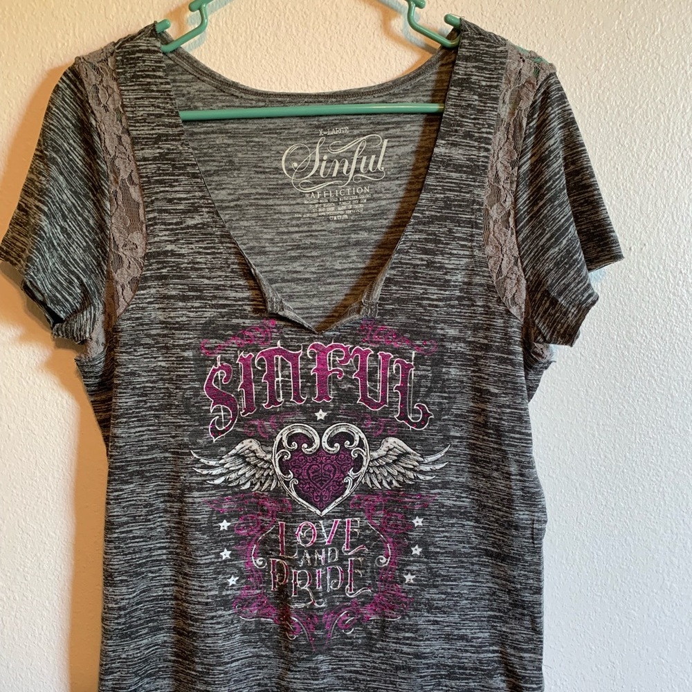 Sinful by Affliction top